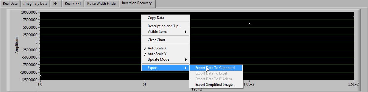 Manual Data
                  Export